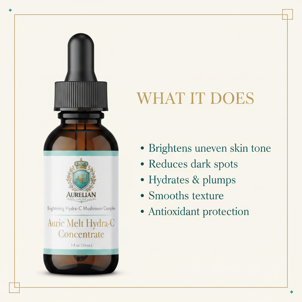 Auric Melt Hydra-C Vitamin C Serum benefits.