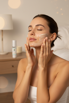 Nocturne Renewal Crème nighttime application collagen retinoid by The Aurelian House
